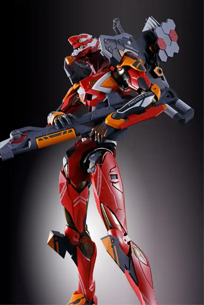 Neon Genesis Evangelion Metal Build Figurina de actiune Eva Production Model-02 30th with the Spear of Cassius 22 cm poza produsului