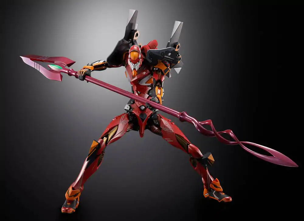 Neon Genesis Evangelion Metal Build Figurina de actiune Eva Production Model-02 30th with the Spear of Cassius 22 cm poza produsului
