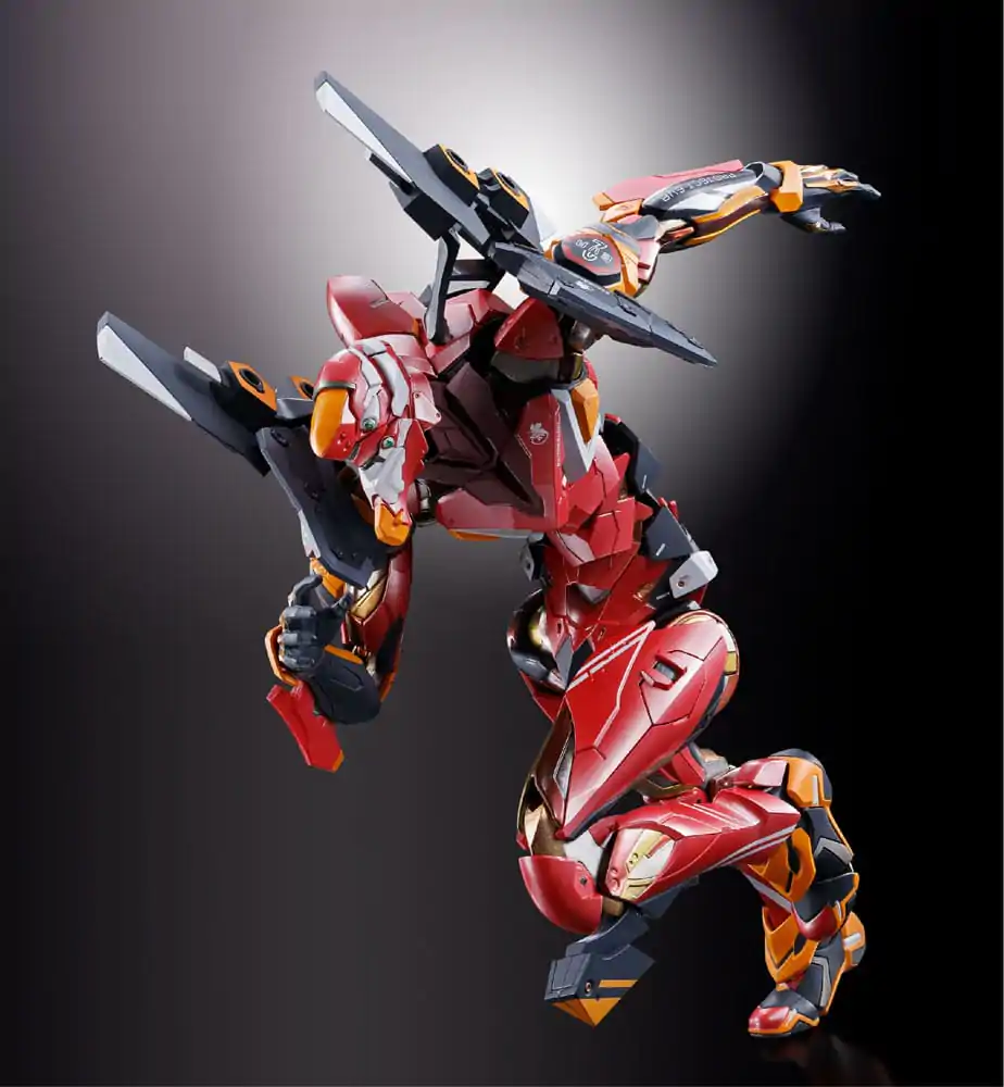 Neon Genesis Evangelion Metal Build Figurina de actiune Eva Production Model-02 30th with the Spear of Cassius 22 cm poza produsului