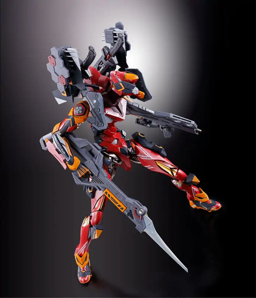 Neon Genesis Evangelion Metal Build Figurina de actiune Eva Production Model-02 30th with the Spear of Cassius 22 cm poza produsului