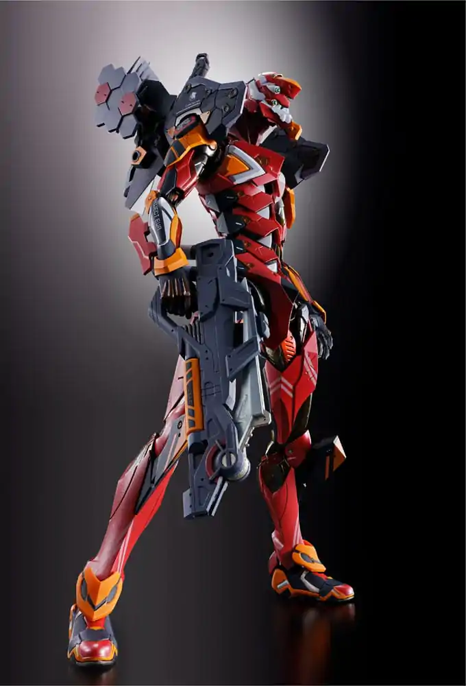 Neon Genesis Evangelion Metal Build Figurina de actiune Eva Production Model-02 30th with the Spear of Cassius 22 cm poza produsului