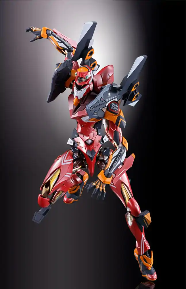 Neon Genesis Evangelion Metal Build Figurina de actiune Eva Production Model-02 30th with the Spear of Cassius 22 cm poza produsului