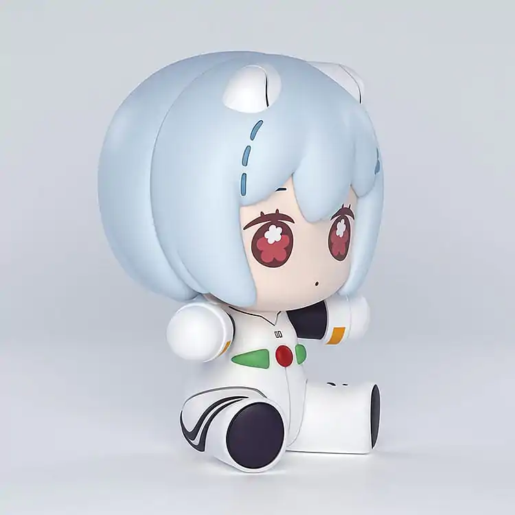 Neon Genesis Evangelion: Rebuild of Evangelion Figurina Chibi Huggy Good Smile Rei Ayanami: Plugsuit Ver. 7 cm poza produsului