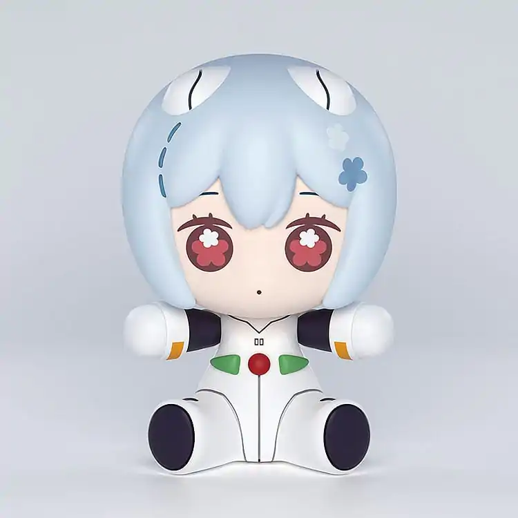 Neon Genesis Evangelion: Rebuild of Evangelion Figurina Chibi Huggy Good Smile Rei Ayanami: Plugsuit Ver. 7 cm poza produsului