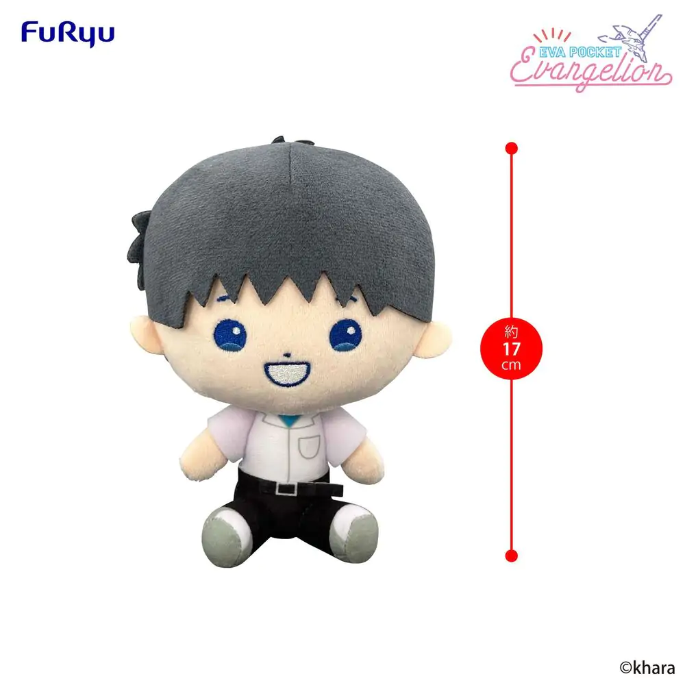 Neon Genesis Evangelion Shinji Ikari jucarie de plus 17 cm poza produsului