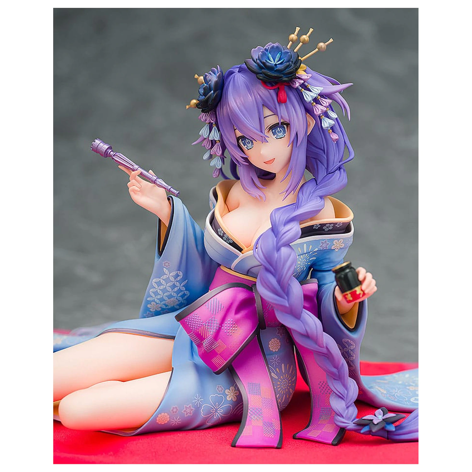 Statuieta Neptunia x Senran Kagura 1/7 Purple Heart Kimono Ver. 13 cm poza produsului