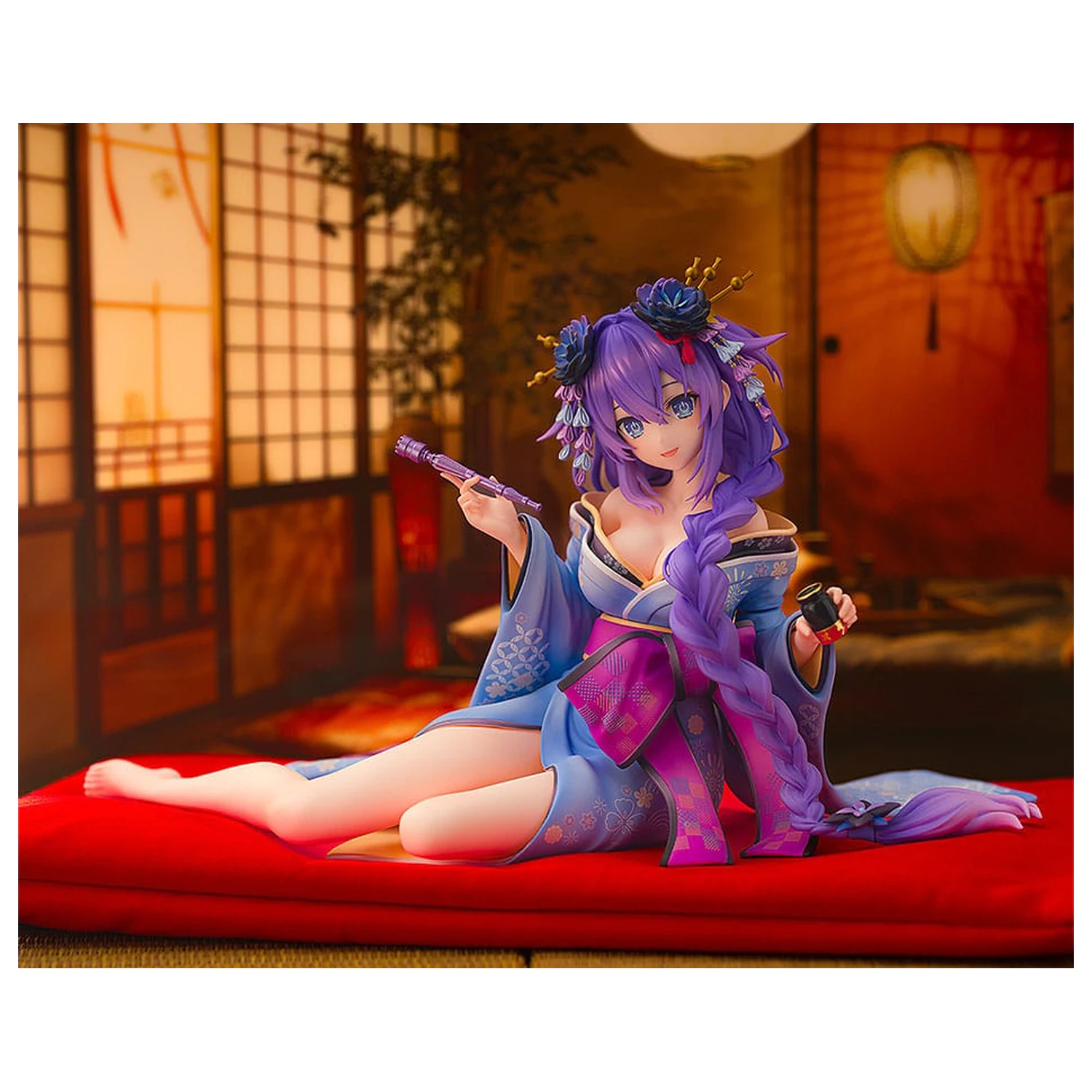 Statuieta Neptunia x Senran Kagura 1/7 Purple Heart Kimono Ver. 13 cm poza produsului