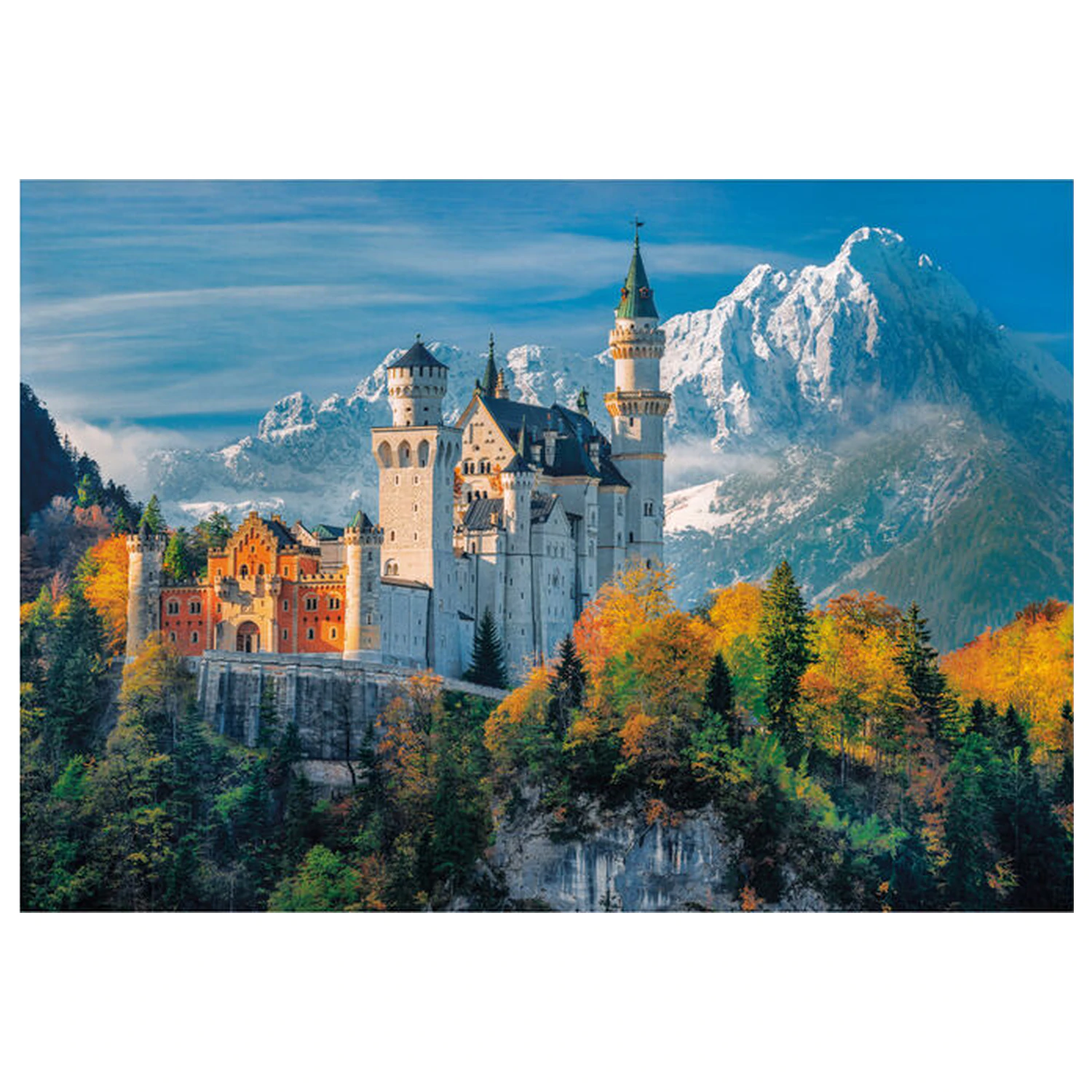 Neuschwanstein Castle puzzle 500 de piese poza produsului