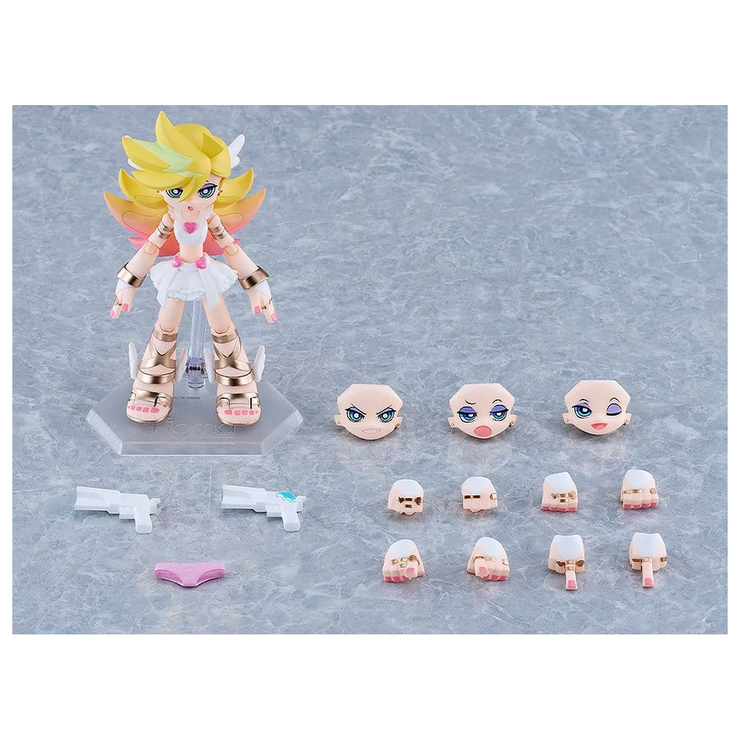Set nou de 2 figurine de acțiune New Panty & Stocking with Garterbelt Figma Panty & Stocking: Angel ver. 12 cm poza produsului