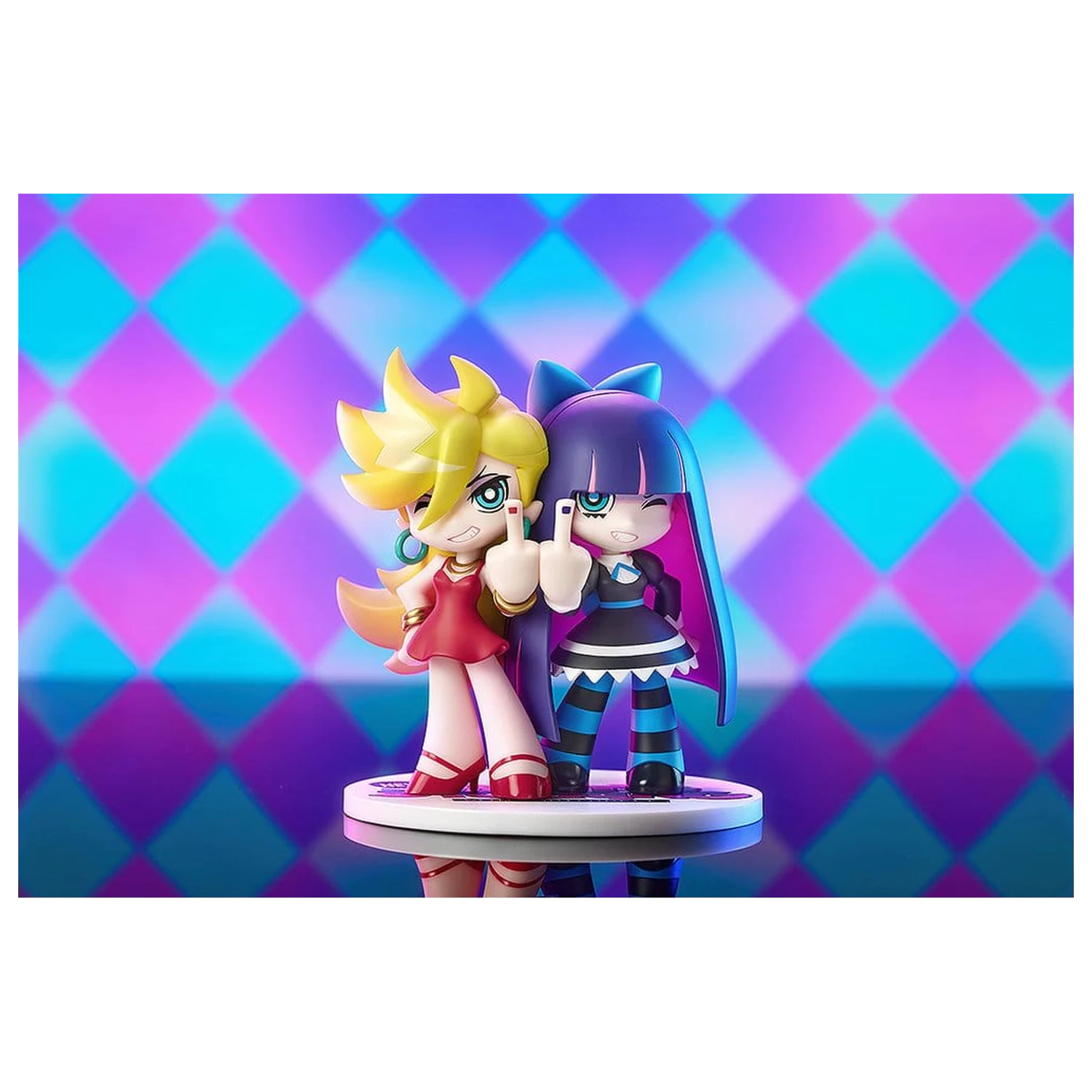 New Panty & Stocking cu Garterbelt Mini Memorie Mini Figura Panty & Stocking 10 cm poza produsului