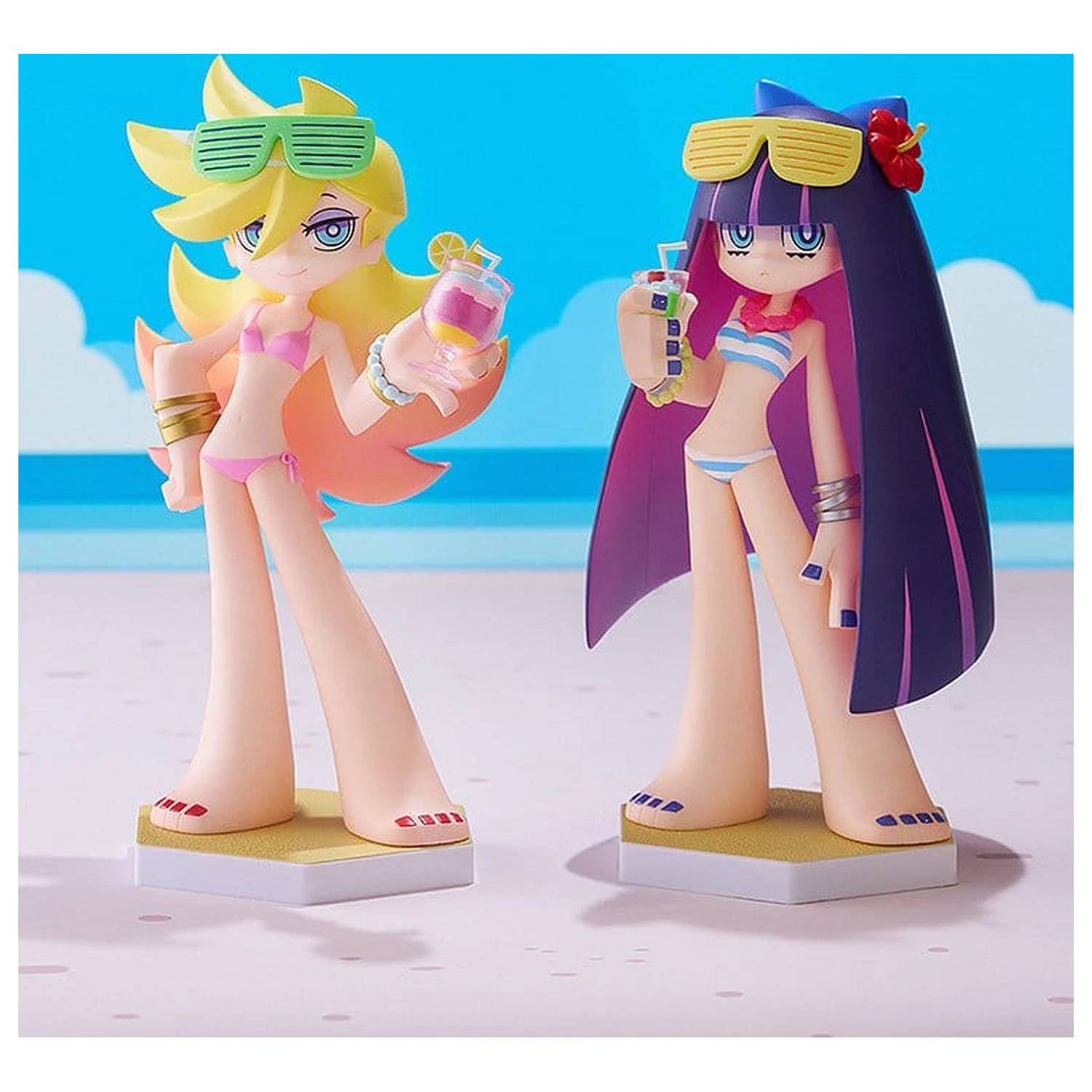 New Panty & Stocking with Garterbelt Pop Up Parade Figurină Beach Queens Panty L Size 19 cm poza produsului