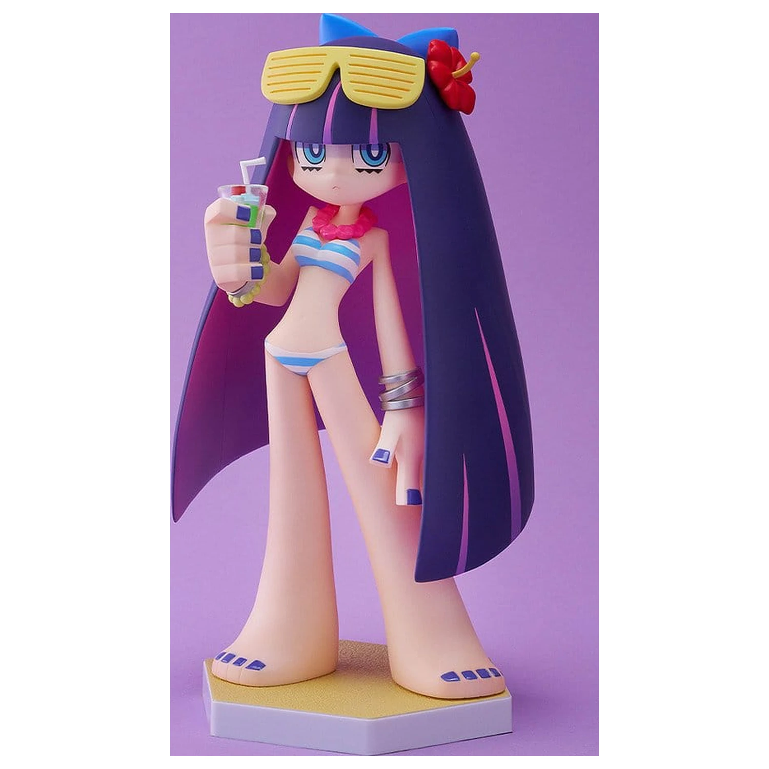 New Panty & Stocking with Garterbelt Pop Up Parade Figura Beach Queens Stocking marime L 19 cm poza produsului