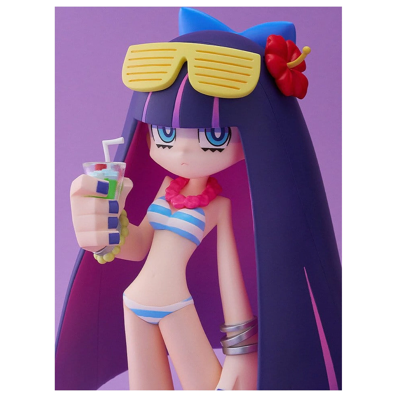 New Panty & Stocking with Garterbelt Pop Up Parade Figura Beach Queens Stocking marime L 19 cm poza produsului