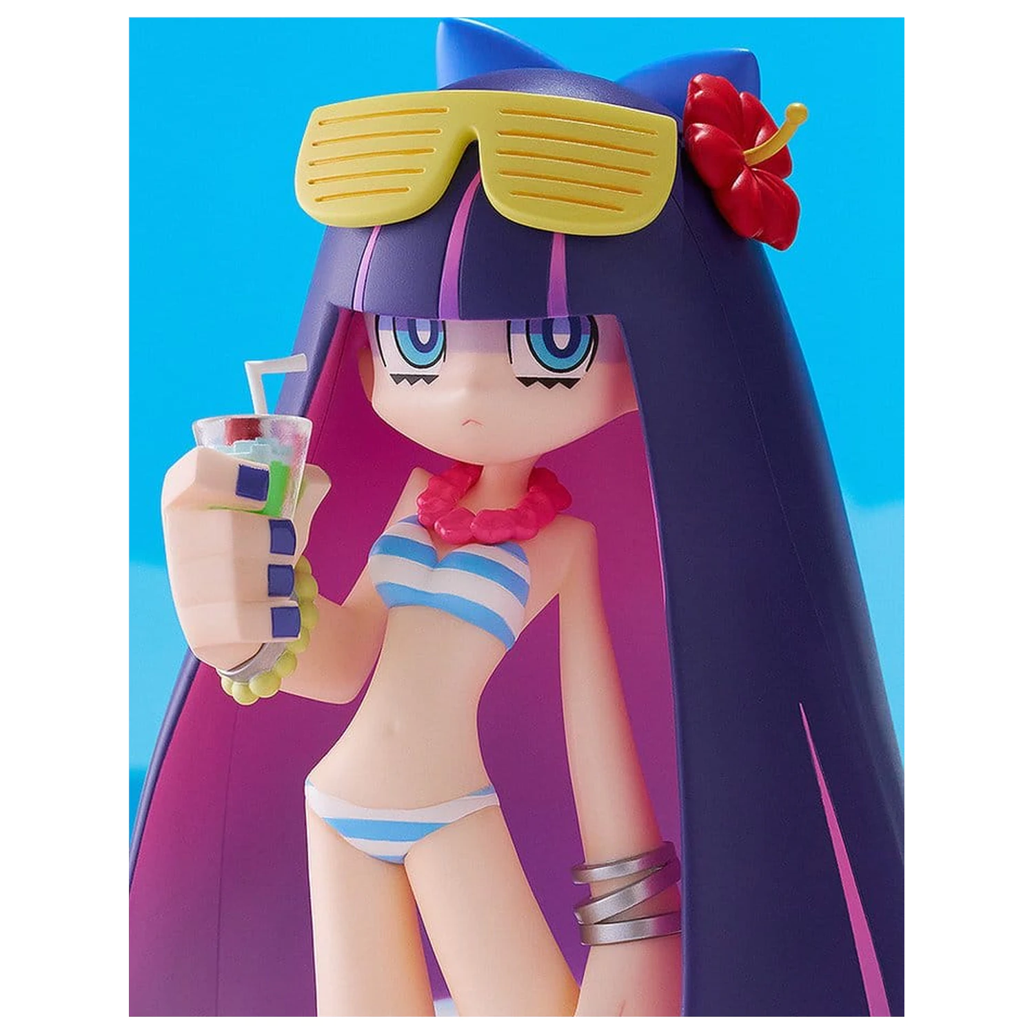 New Panty & Stocking with Garterbelt Pop Up Parade Figura Beach Queens Stocking marime L 19 cm poza produsului