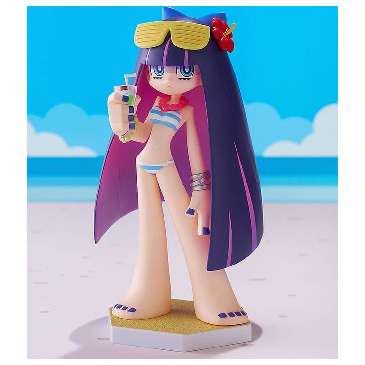 New Panty & Stocking with Garterbelt Pop Up Parade Figura Beach Queens Stocking marime L 19 cm poza produsului
