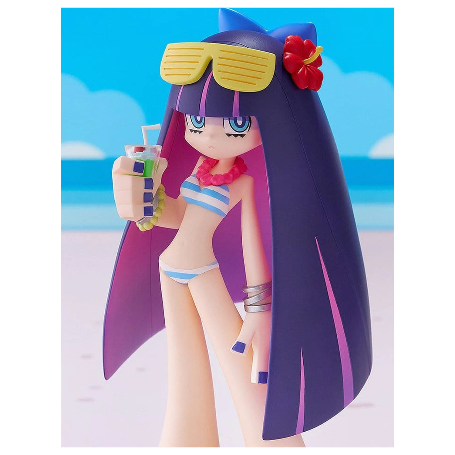 New Panty & Stocking with Garterbelt Pop Up Parade Figura Beach Queens Stocking marime L 19 cm poza produsului