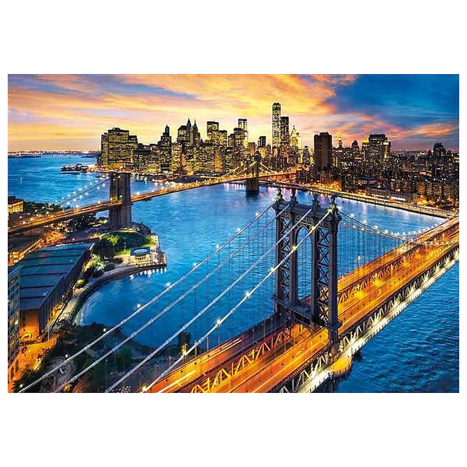 New York Bridges 3000 piese puzzle poza produsului