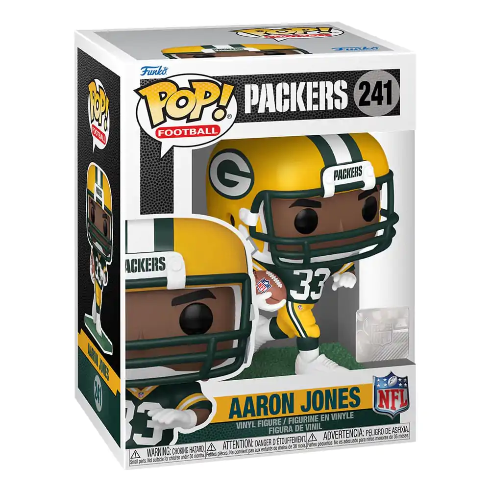 NFL POP! Figurina de vinil Fotbal Packers - Aaron Jones 9 cm poza produsului