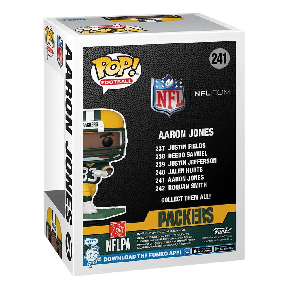 NFL POP! Figurina de vinil Fotbal Packers - Aaron Jones 9 cm poza produsului