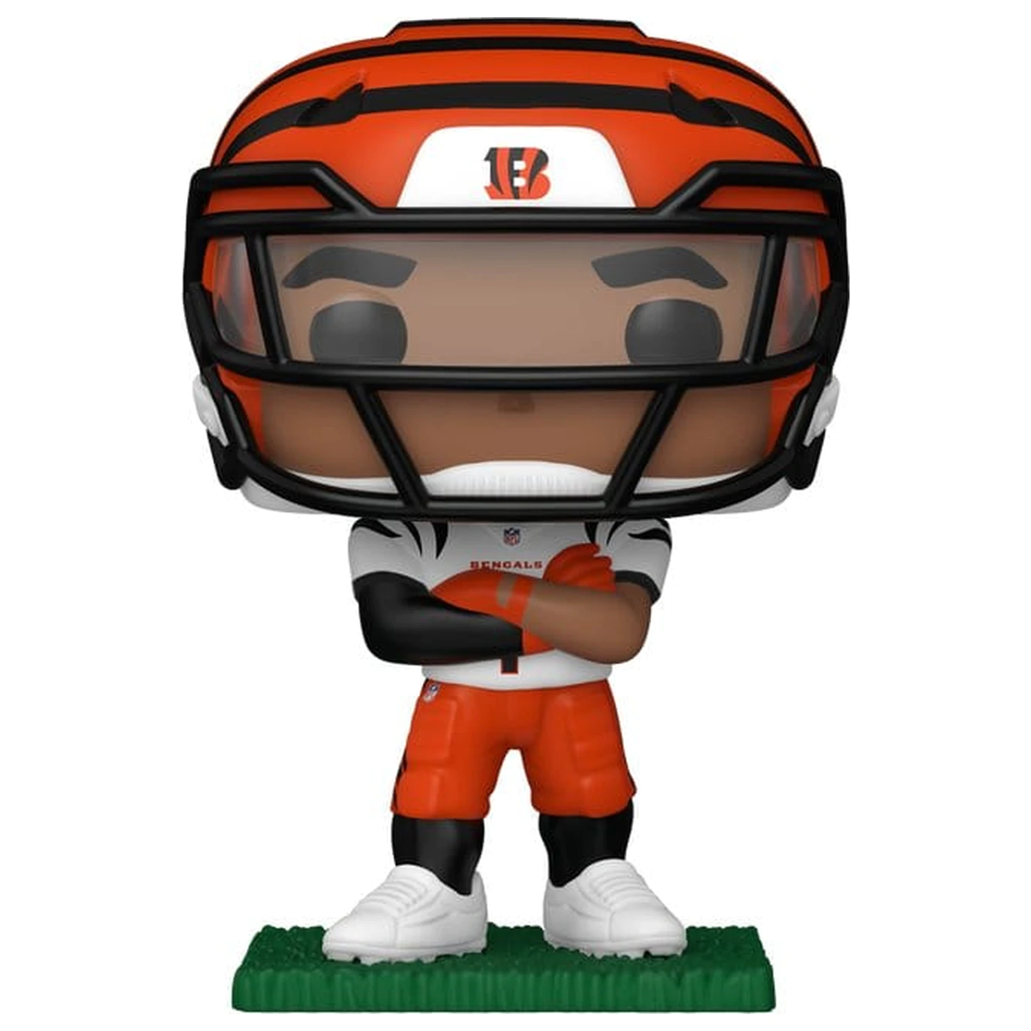 NFL Funko POP! Figurina de vinil : Bengals- Ja'Marr Chase (clear visor) 9 cm poza produsului