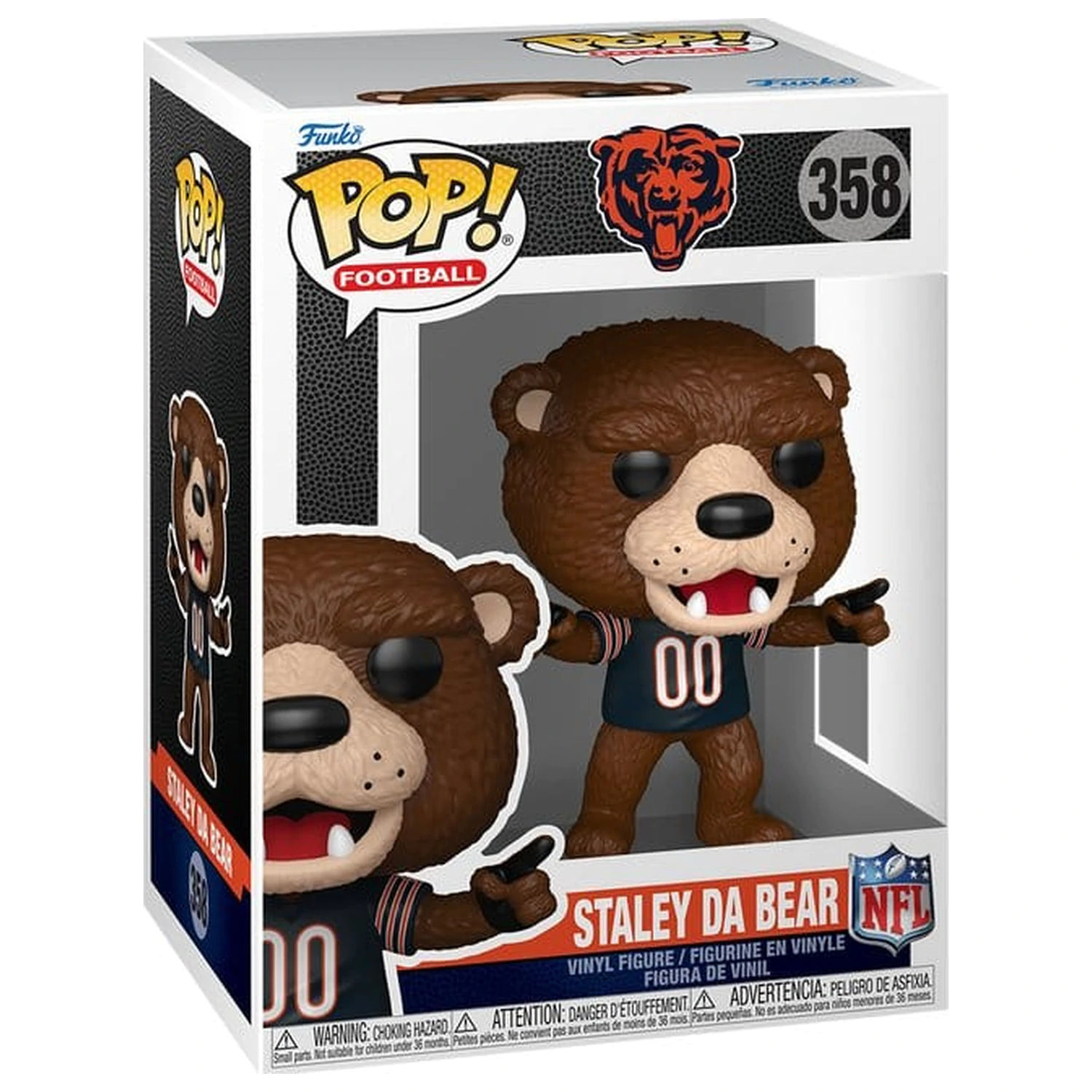 NFL Funko POP! Figurina de vinil Mascots: Bears- Staley 9 cm poza produsului