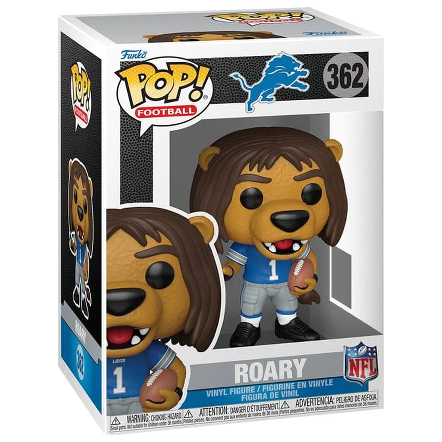 NFL Funko POP! Figurina de vinil Mascots: Lions - Roary 9 cm poza produsului