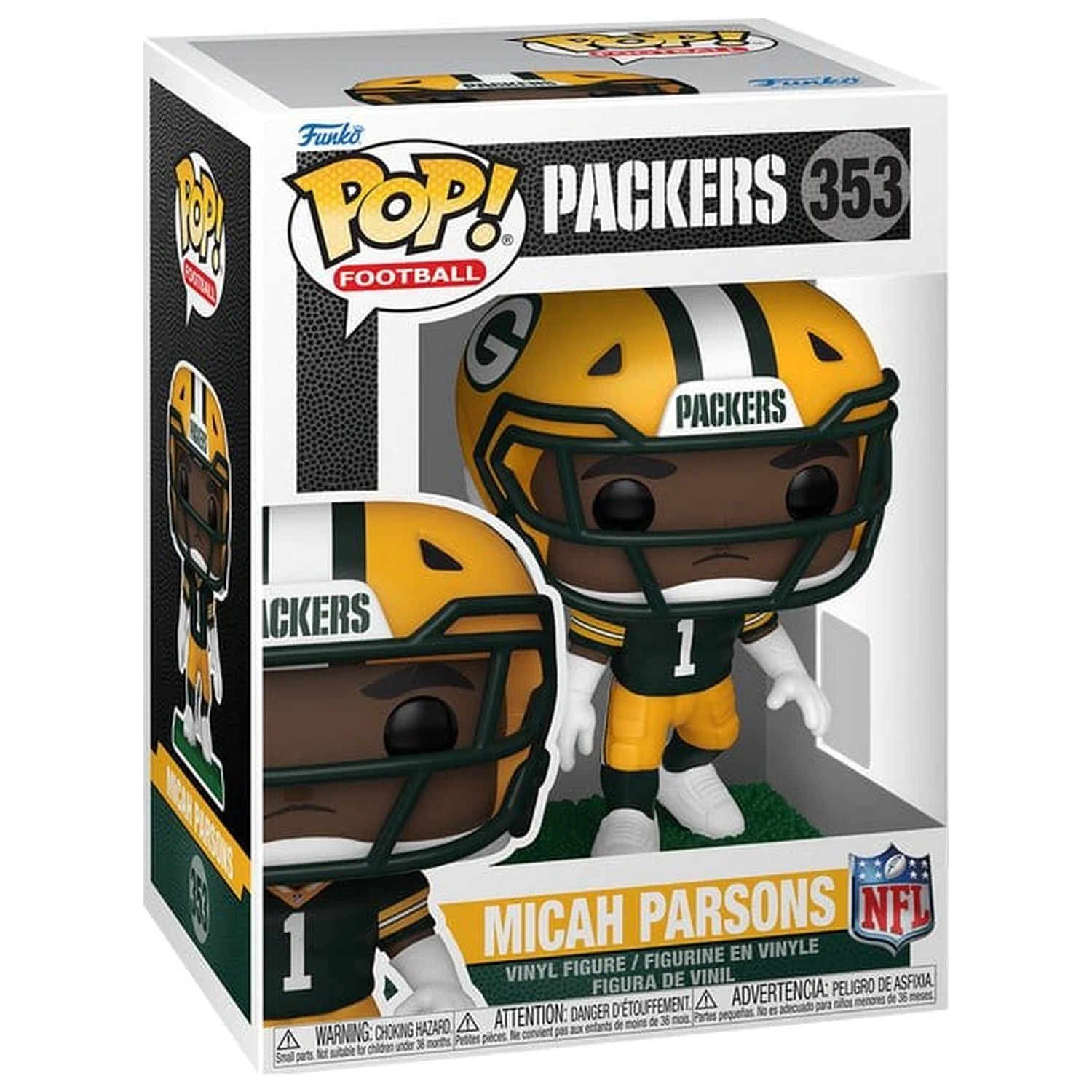 NFL Funko POP! Figurina de vinil : Packers - Micah Parsons 9 cm poza produsului