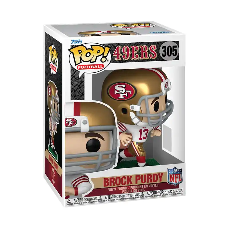 NFL: Legends Funko POP! Figura sportiva din vinil 49ers- Brock Purdy 9 cm poza produsului