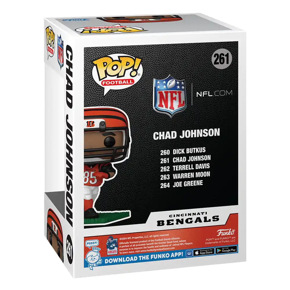 NFL: Legends Funko POP! Figurina din Vinil Sport Bengals- Chad Johnson(85) 9 cm poza produsului