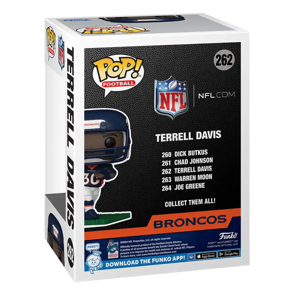 NFL: Legends Funko POP! Figurina de Vinil Sportivă Broncos- Terrell Davis 9 cm poza produsului