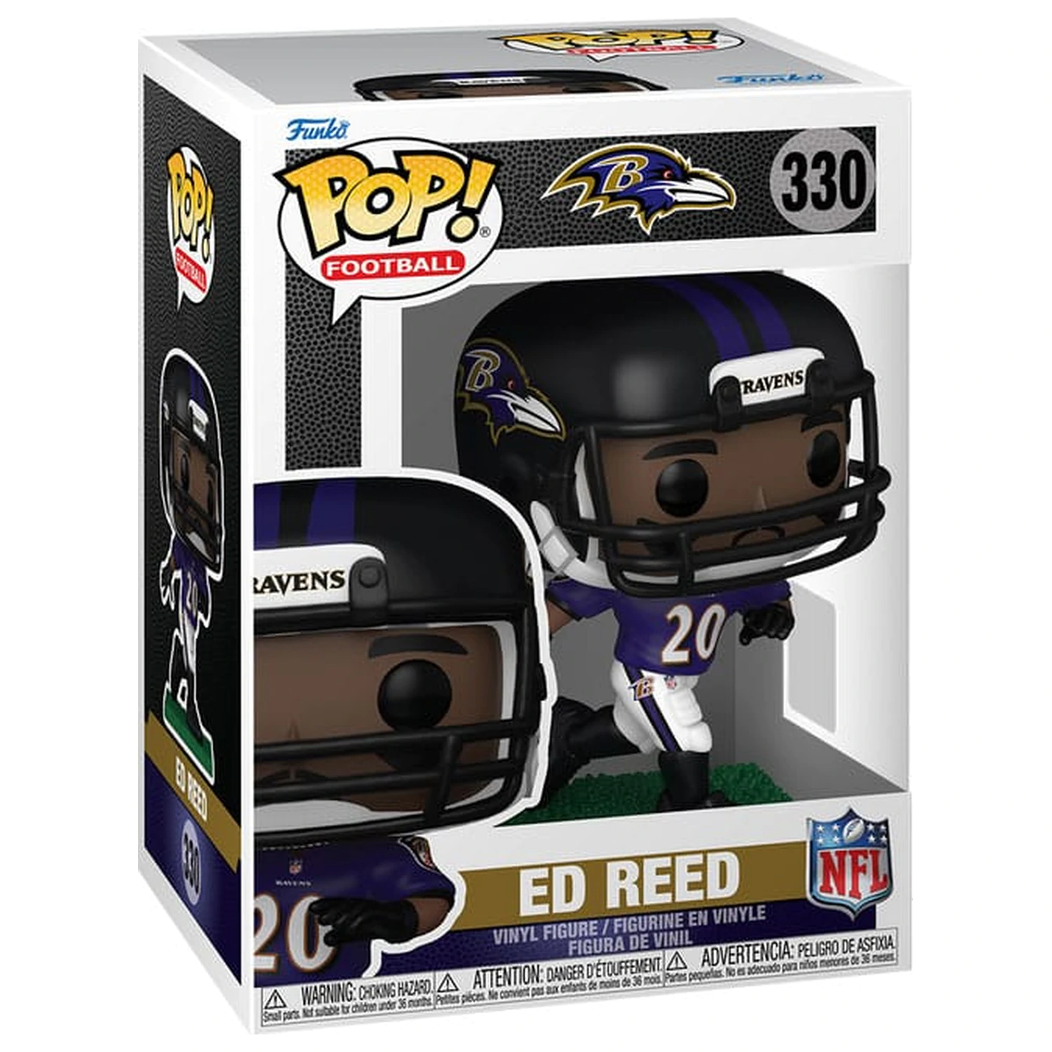 NFL: Legends Funko POP! Sports Figura de vinil Legends- Ed Reed(Ravens) 9 cm poza produsului