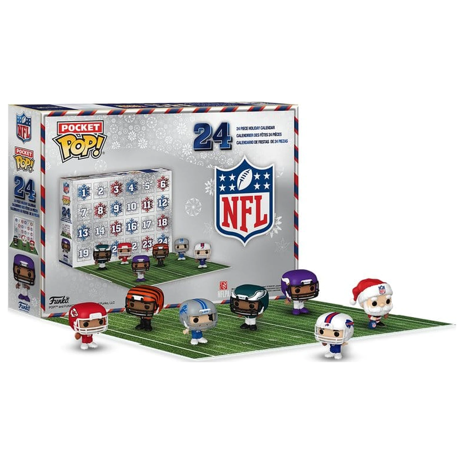 NFL Pocket Funko POP! 24 Day Countdown Calendar advent poza produsului