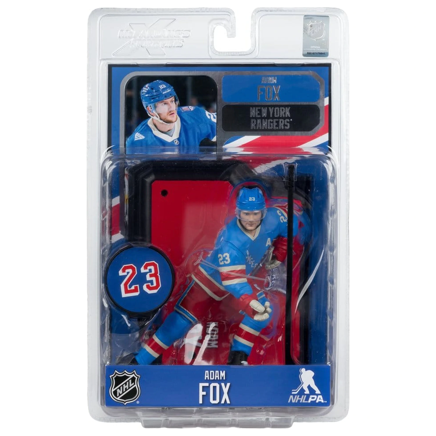 Figurina NHL McFarlane SportsPicks Adam Fox (New York Rangers Centennial) 18 cm poza produsului
