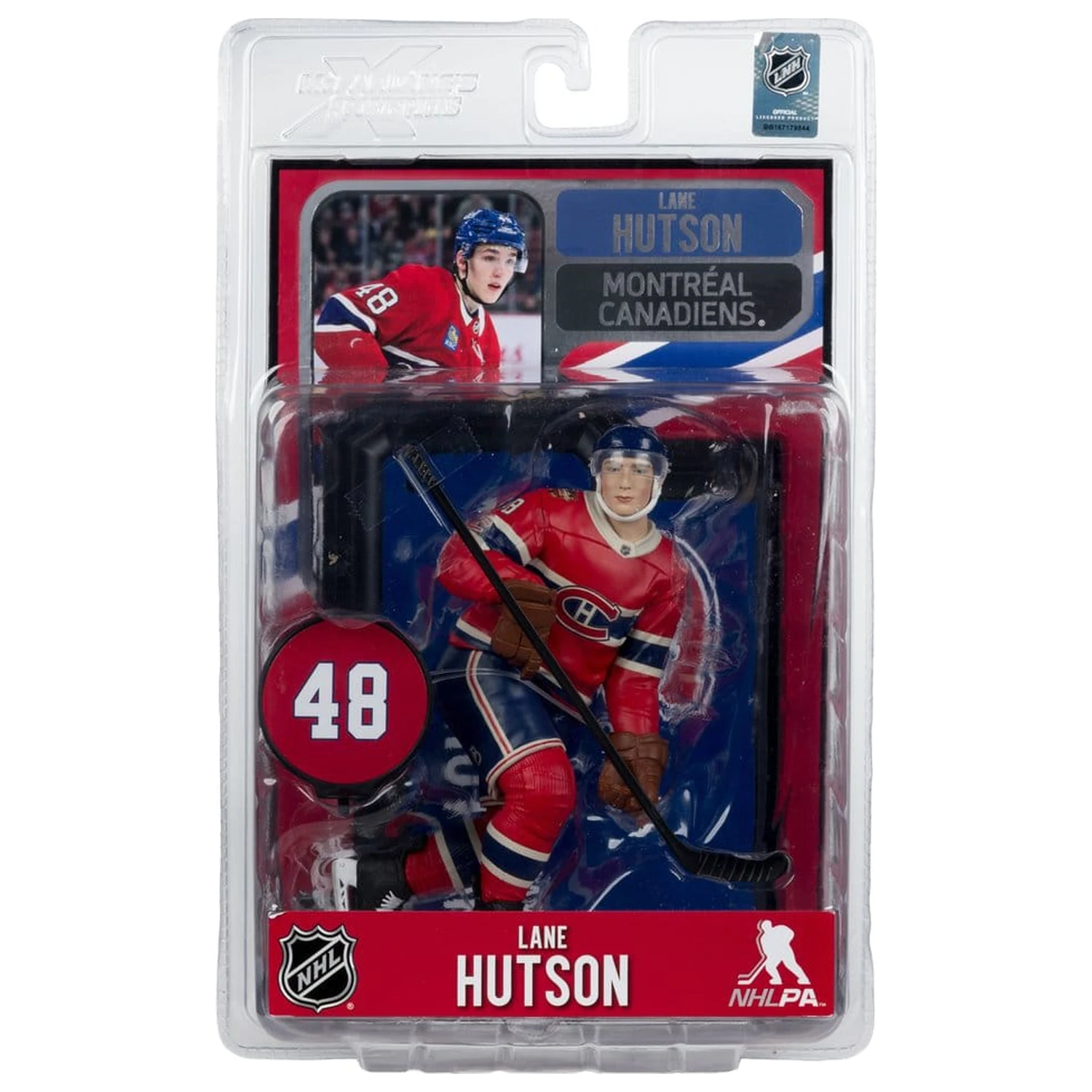 Figurina NHL McFarlane SportsPicks Lane Hutson (Montreal Canadiens Heritage Classic) 18 cm poza produsului