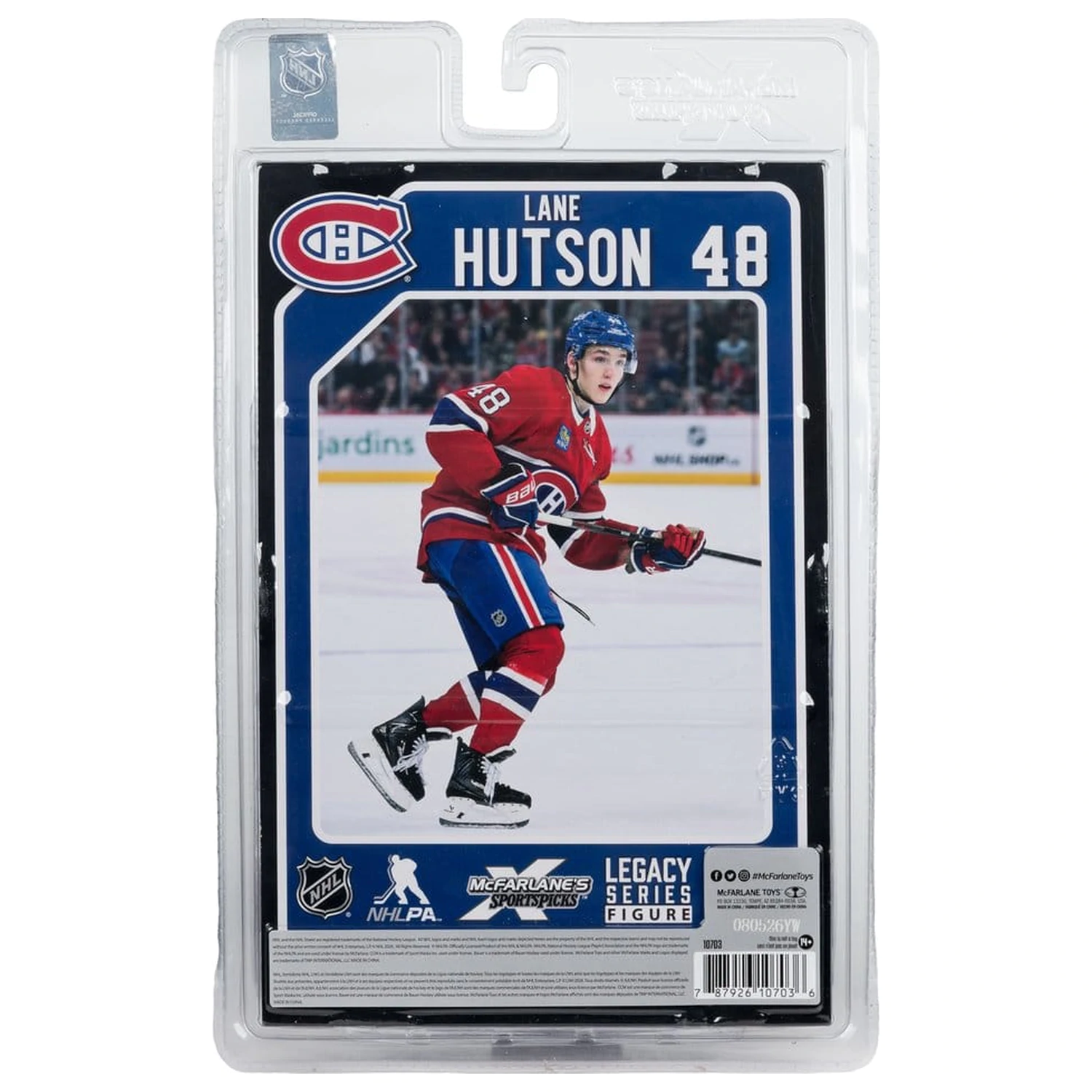 Figurina NHL McFarlane SportsPicks Lane Hutson (Montreal Canadiens Heritage Classic) 18 cm poza produsului