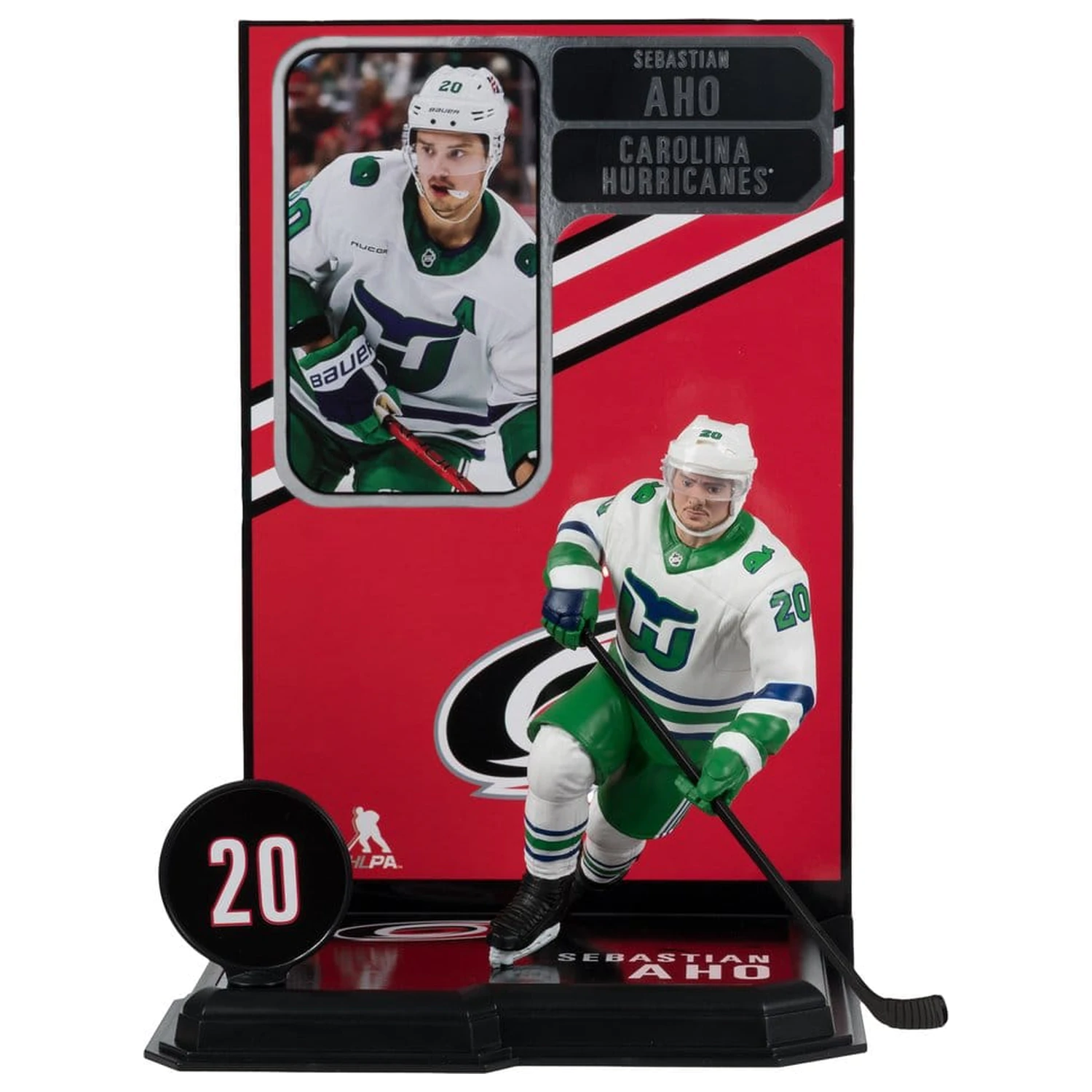 Figurina NHL McFarlane SportsPicks Sebastian Aho (Hartford Whalers Retro) 18 cm poza produsului