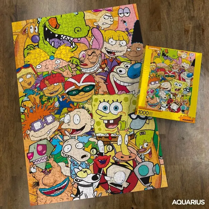 Nickelodeon Jigsaw Puzzle Cast (1000 piese) poza produsului