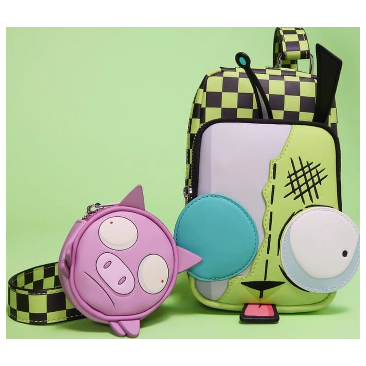Nickelodeon by Loungefly Crossbody Invader Zim Gir Cellphone poza produsului