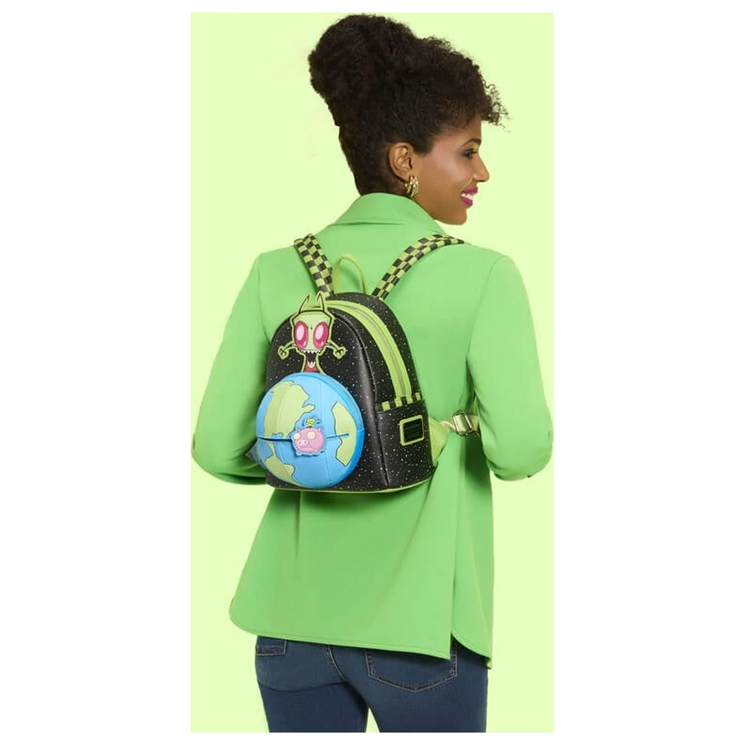 Nickelodeon by Loungefly Mini Rucsac Invader Zim Glow poza produsului