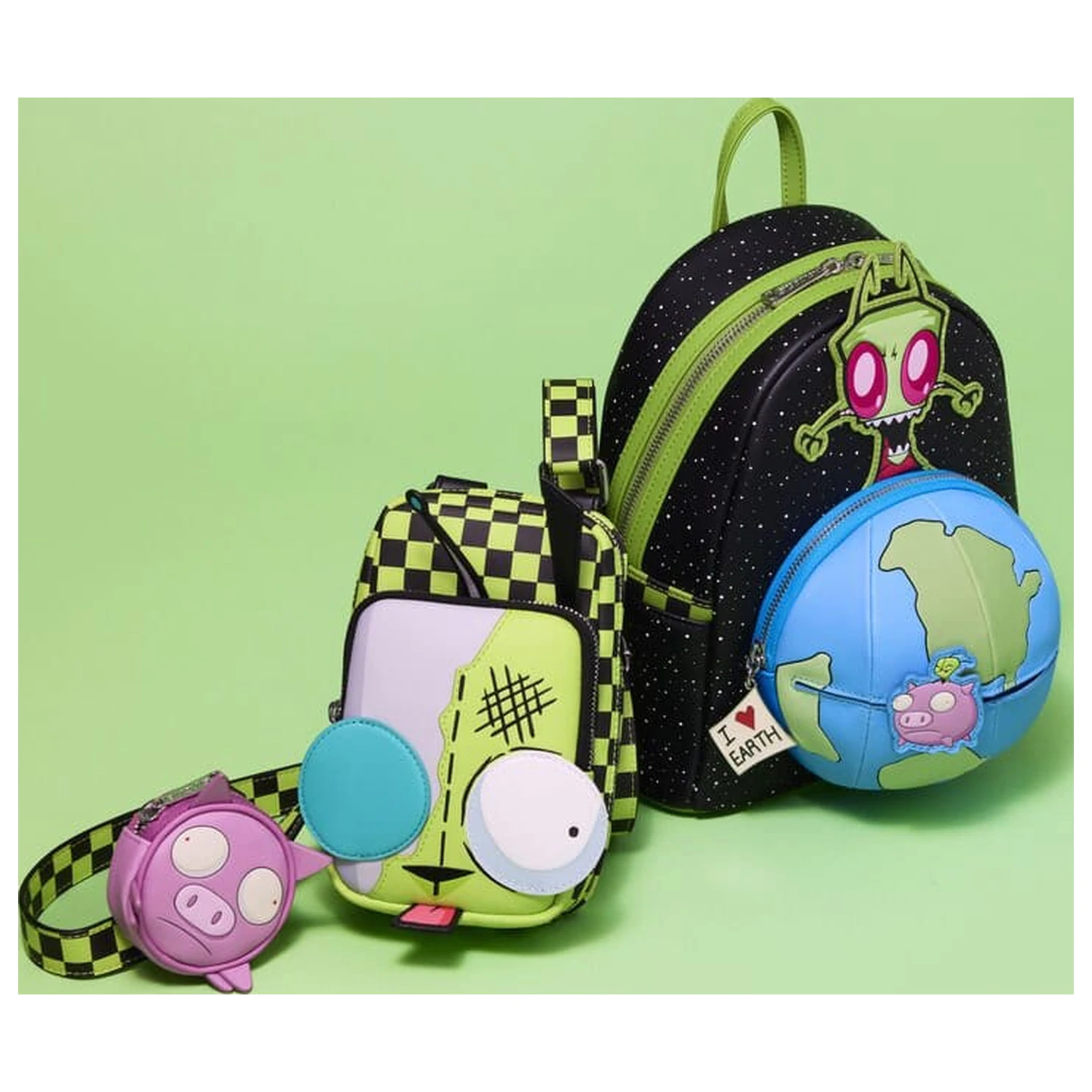 Nickelodeon by Loungefly Mini Rucsac Invader Zim Glow poza produsului