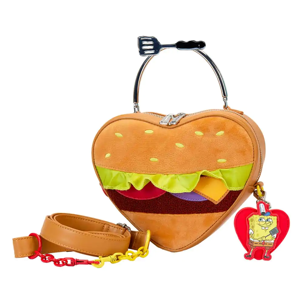 Nickelodeon by Loungefly Crossbody Spongebob Krabby Patty Pluș poza produsului