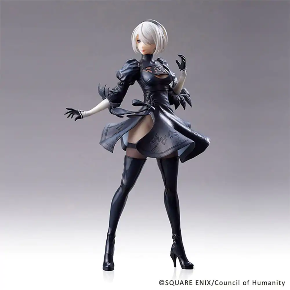 NieR:Automata Statuie PVC 2B (YoRHa No.2 Type B) Ver. 1.1a Goggles Ver. 30 cm poza produsului