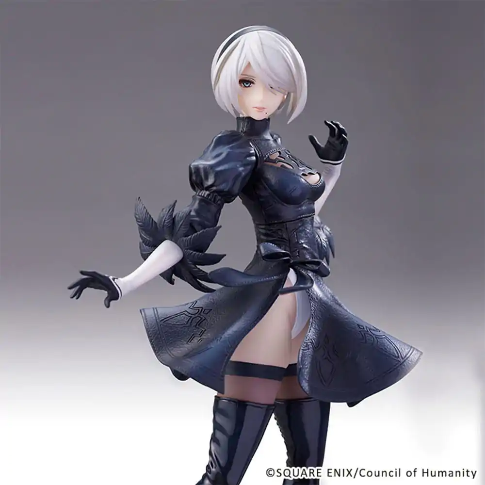 NieR:Automata Statuie PVC 2B (YoRHa No.2 Type B) Ver. 1.1a Goggles Ver. 30 cm poza produsului