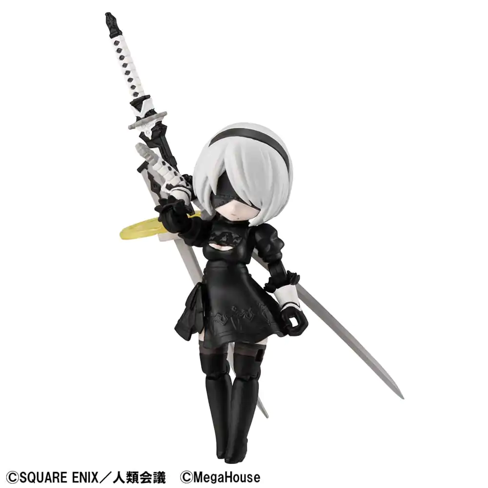 NieR: Automata Ver1.1a Desktop Army Action Figure 2B 8 cm Figurina de acțiune poza produsului
