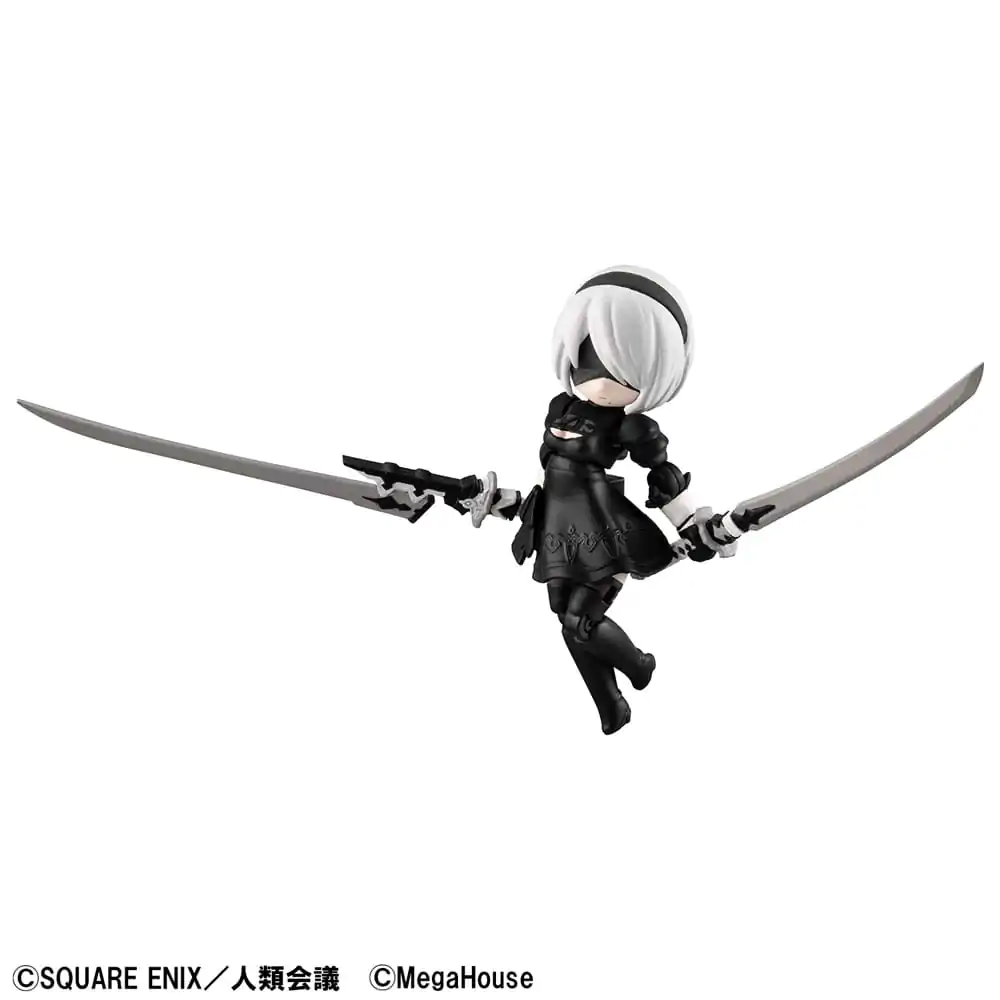 NieR: Automata Ver1.1a Desktop Army Action Figure 2B 8 cm Figurina de acțiune poza produsului