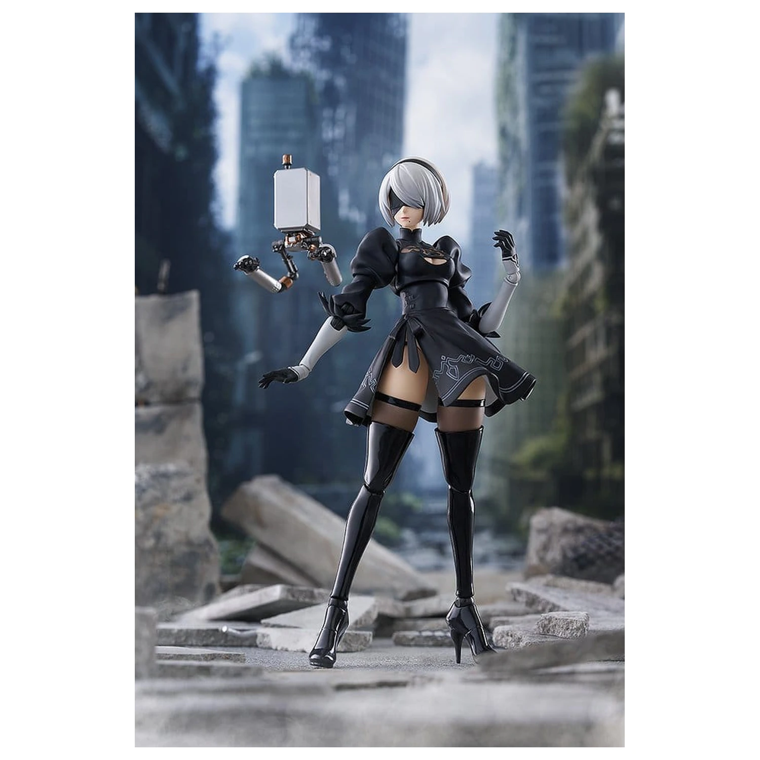 NieR:Automata Ver1.1a Figma figurina de acțiune 2B (YoRHa No.2 Type B) 16 cm poza produsului