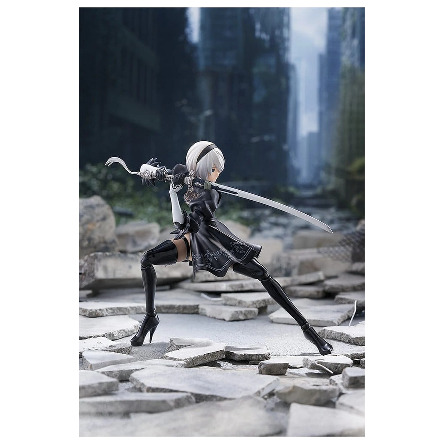 NieR:Automata Ver1.1a Figma figurina de acțiune 2B (YoRHa No.2 Type B) 16 cm poza produsului