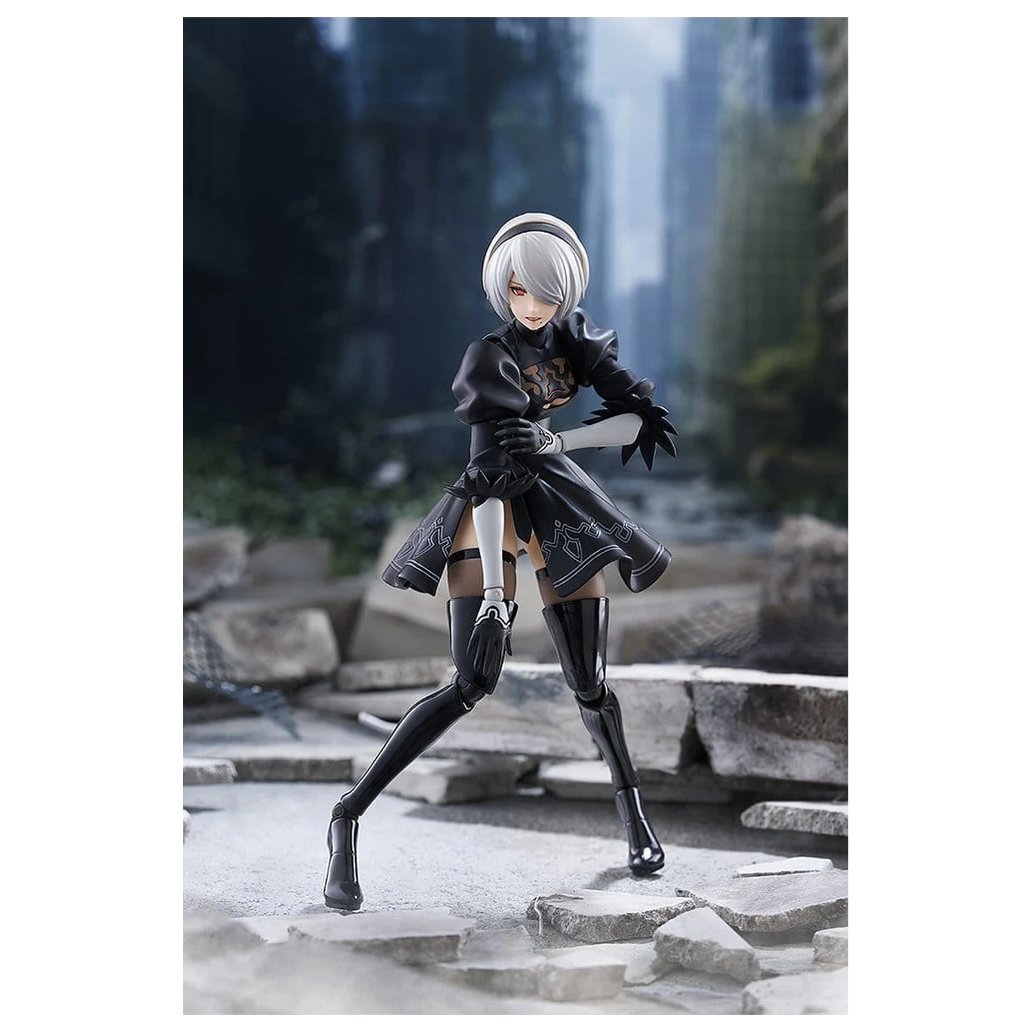 NieR:Automata Ver1.1a Figma figurina de acțiune 2B (YoRHa No.2 Type B) 16 cm poza produsului