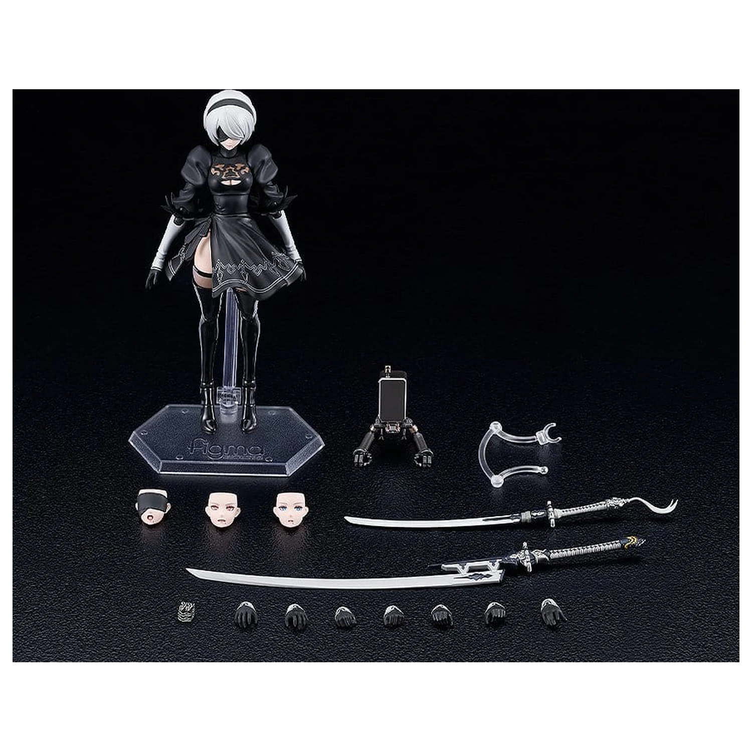 NieR:Automata Ver1.1a Figma figurina de acțiune 2B (YoRHa No.2 Type B) 16 cm poza produsului