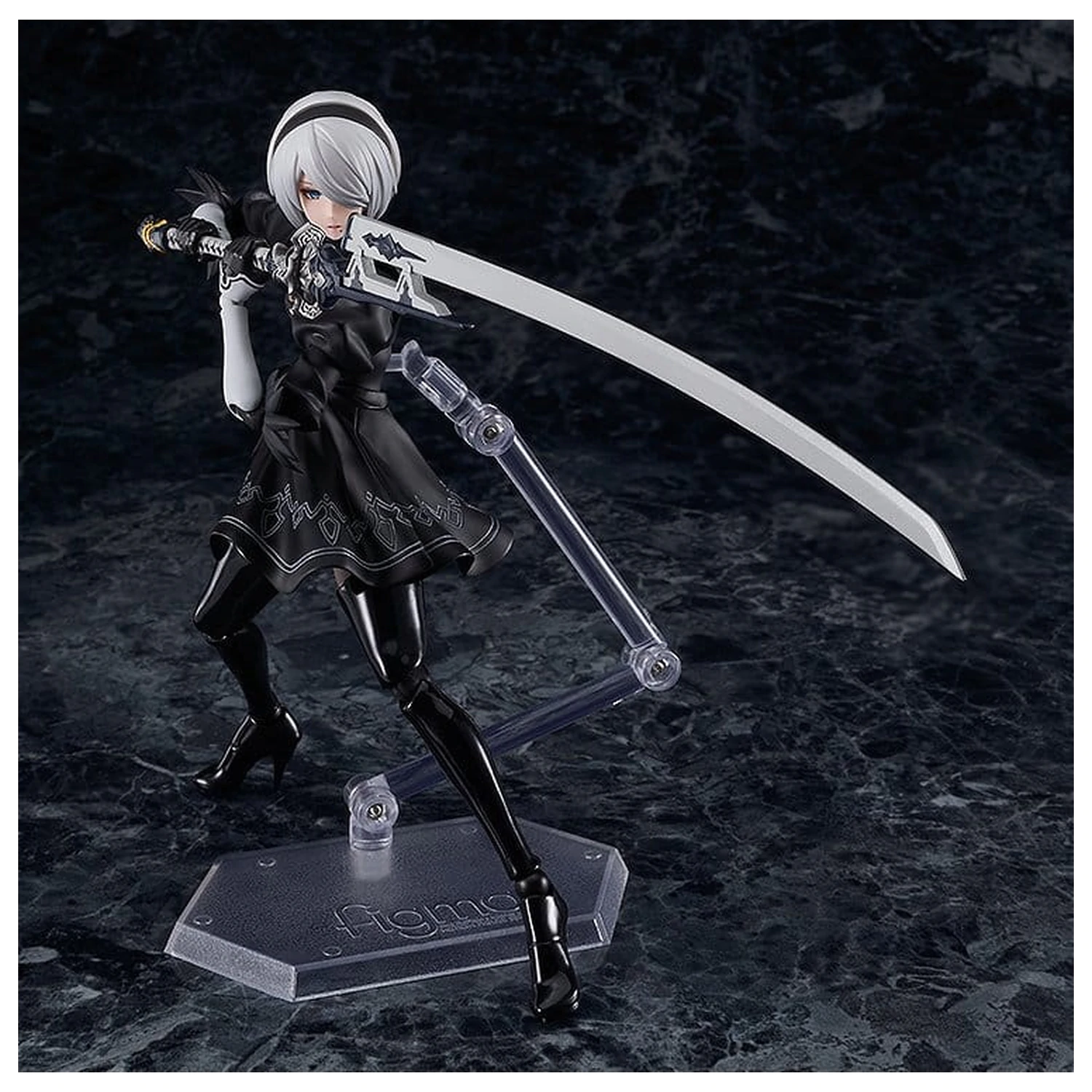 NieR:Automata Ver1.1a Figma figurina de acțiune 2B (YoRHa No.2 Type B) 16 cm poza produsului
